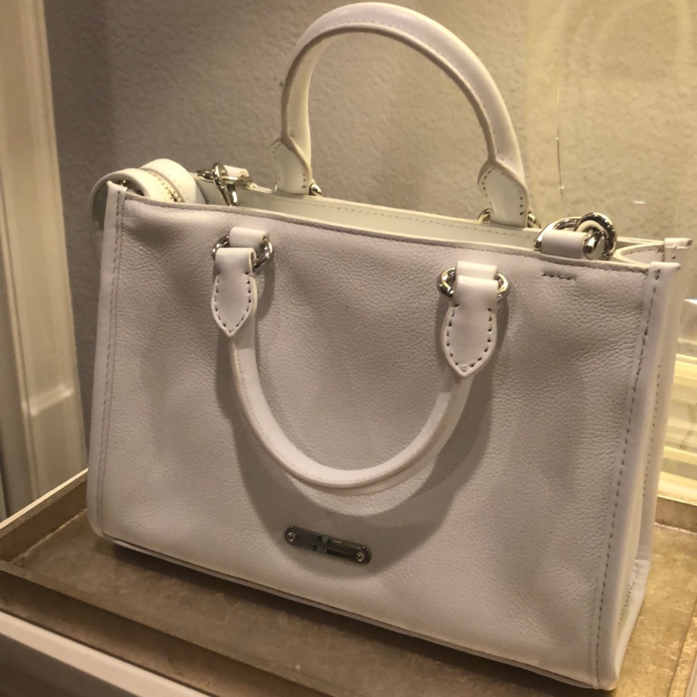 Rebecca Minkoff White Leather Handbag
